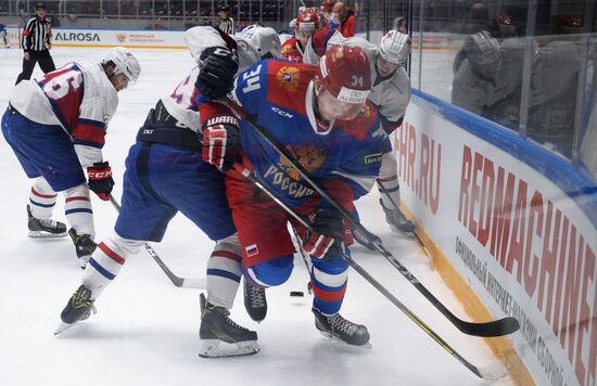 Hockey. Alrosa Cup. Russia vs Norway