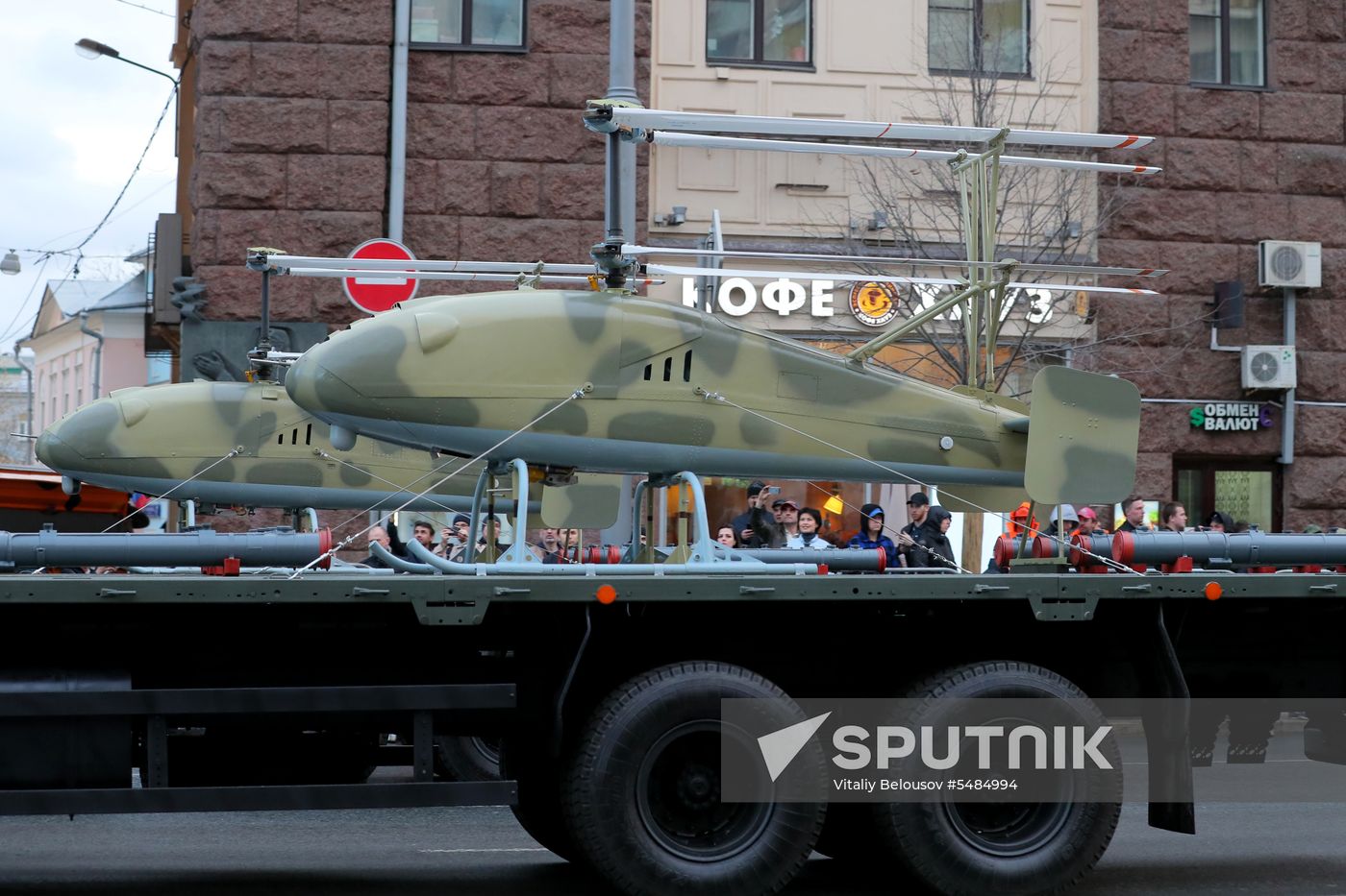Victory Day parade rehearsal on Red Square