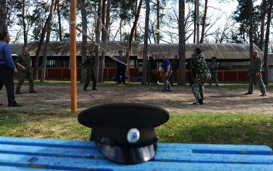 Training session of Cossack public order volunteers in Rostov Region