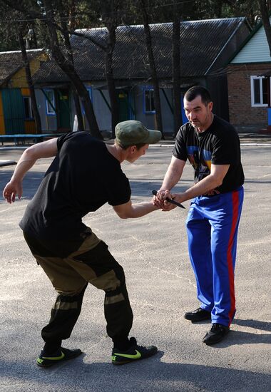 Training session of Cossack public order volunteers in Rostov Region