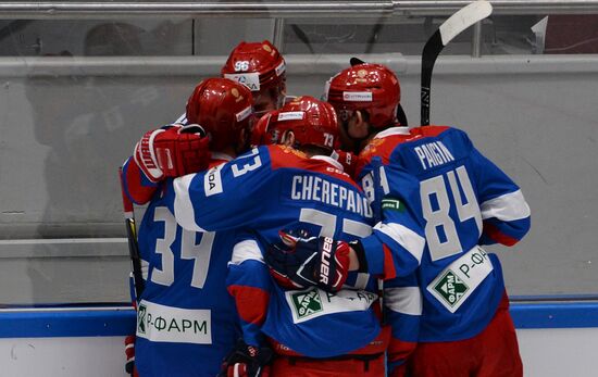 Hockey. Alrosa Cup. Russia vs Norway