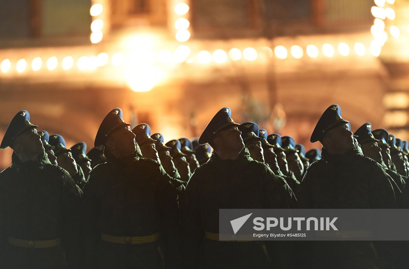 Victory Day parade rehearsal on Red Square