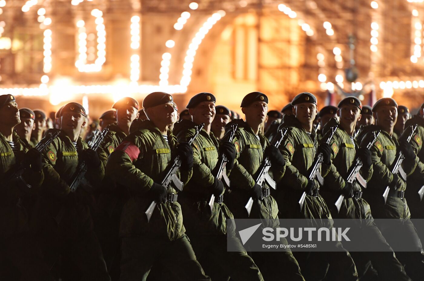 Victory Day parade rehearsal on Red Square