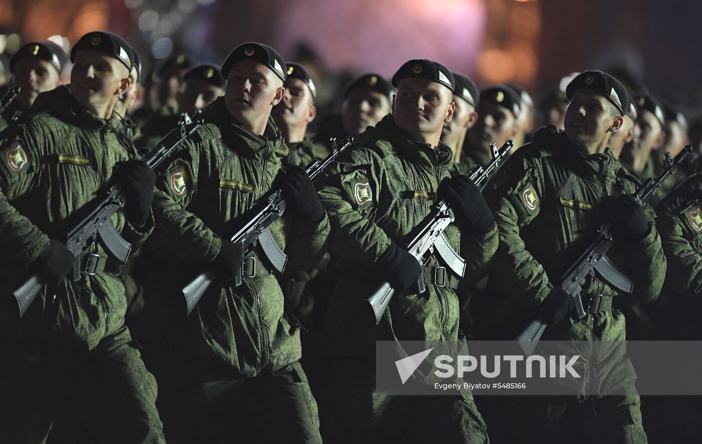 Victory Day parade rehearsal on Red Square