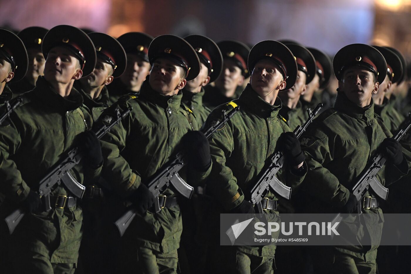 Victory Day parade rehearsal on Red Square
