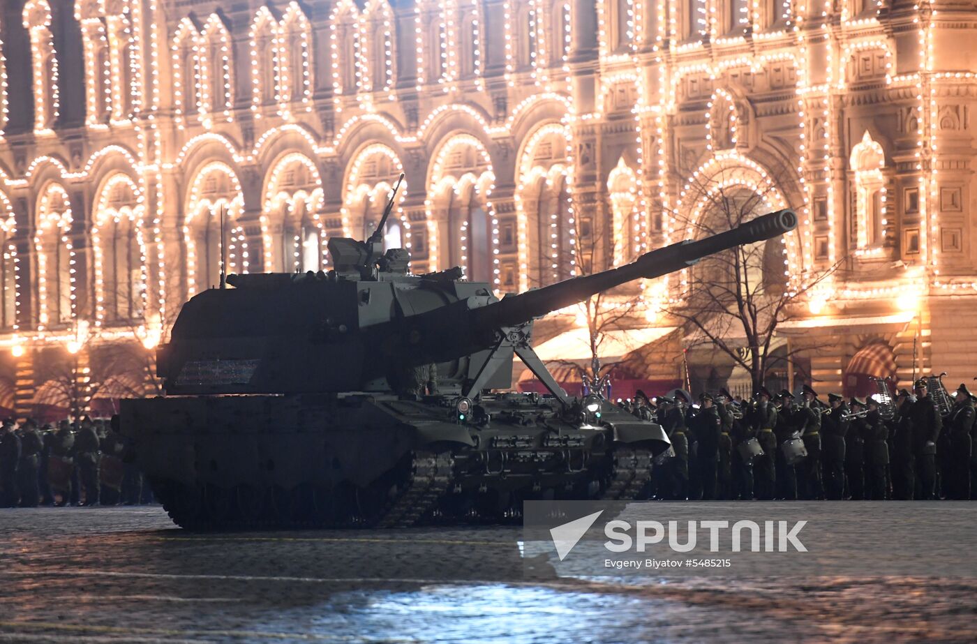Victory Day parade rehearsal on Red Square