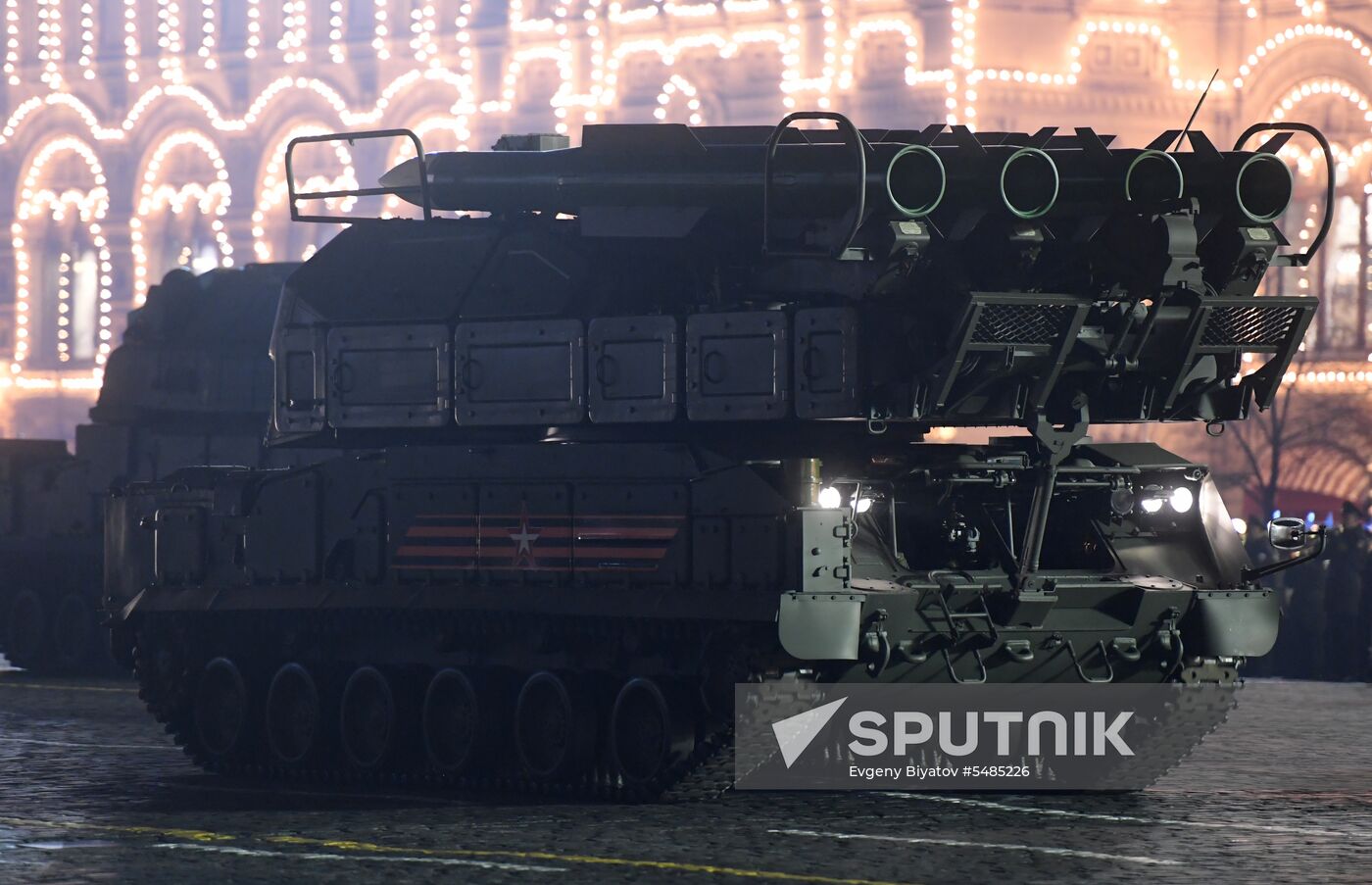 Victory Day parade rehearsal on Red Square