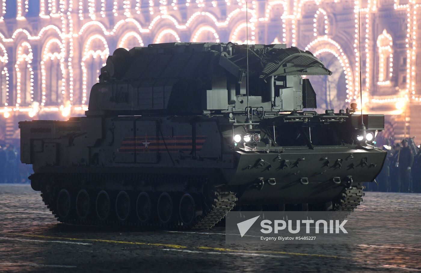 Victory Day parade rehearsal on Red Square