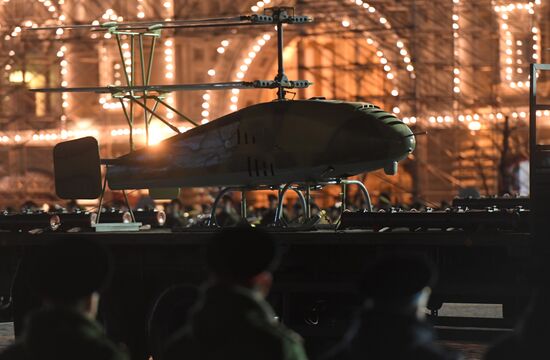 Victory Day parade rehearsal on Red Square