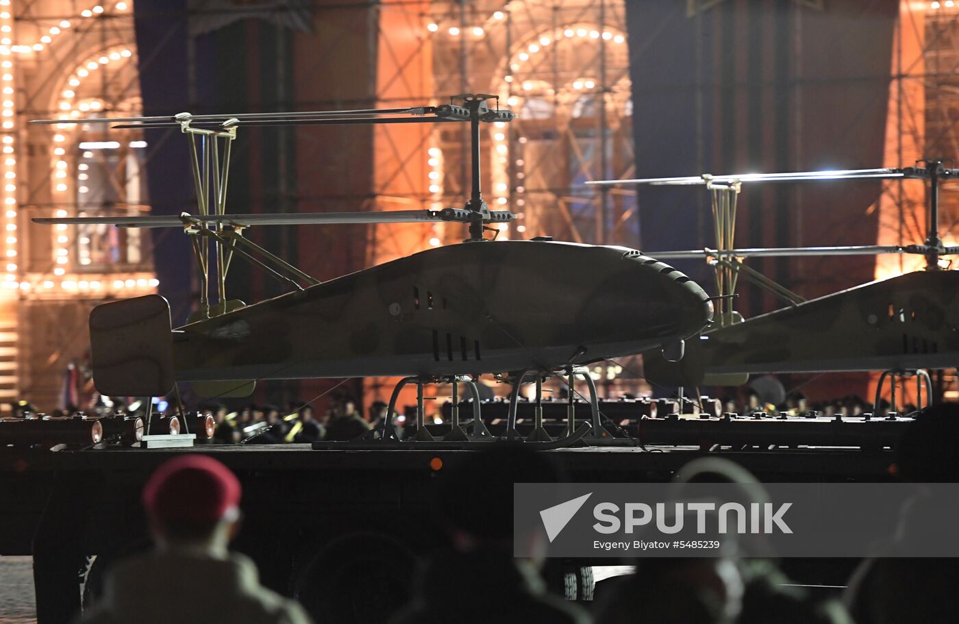 Victory Day parade rehearsal on Red Square