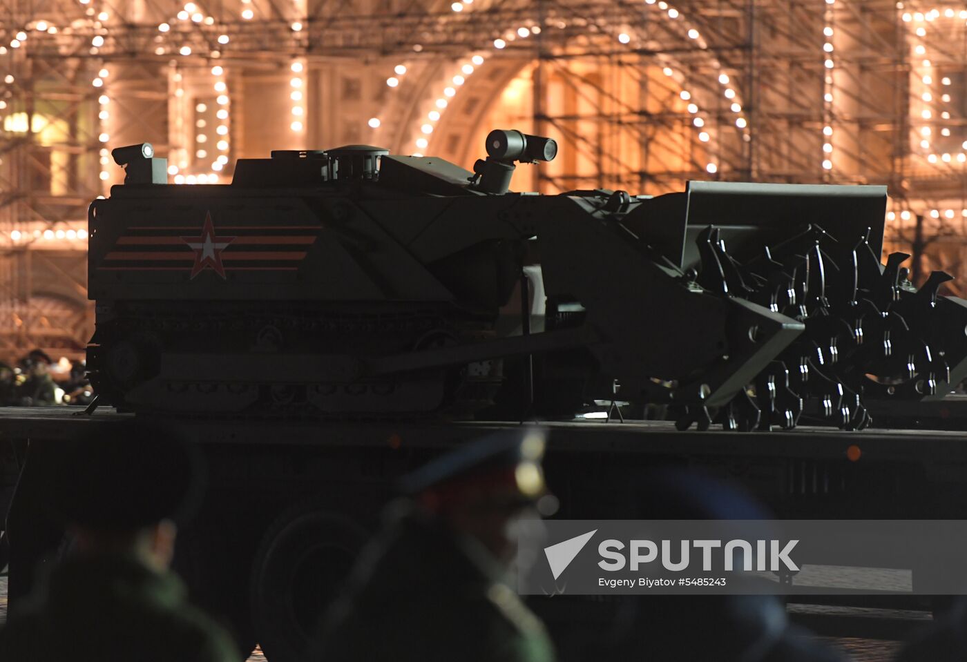 Victory Day parade rehearsal on Red Square