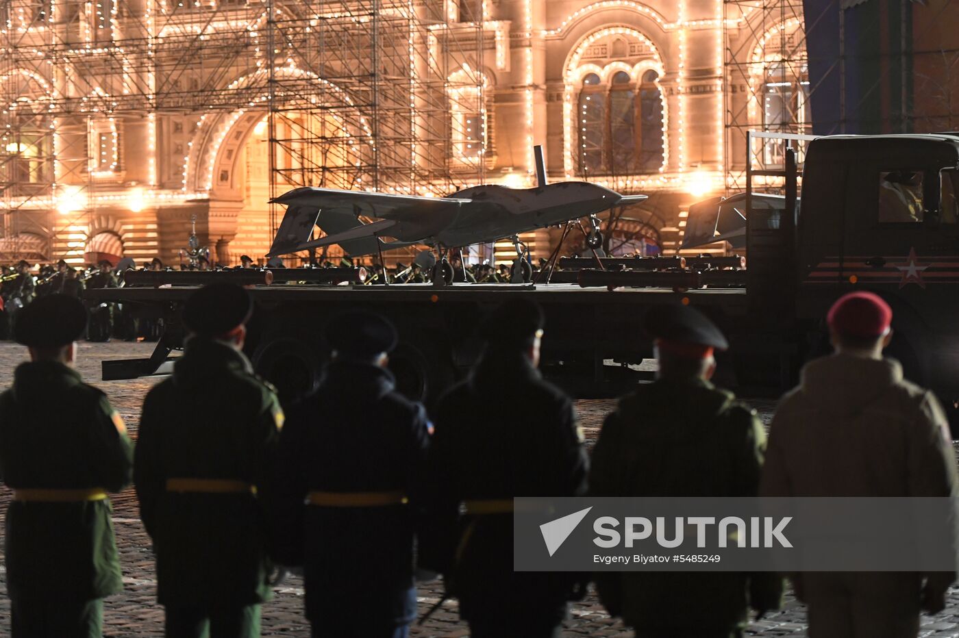 Victory Day parade rehearsal on Red Square