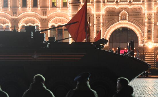 Victory Day parade rehearsal on Red Square