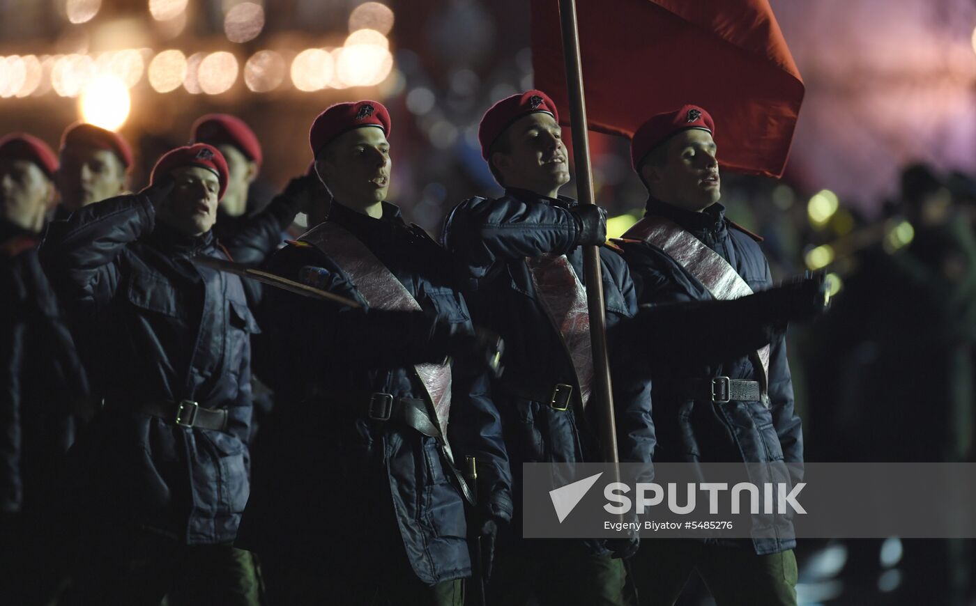 Victory Day parade rehearsal on Red Square