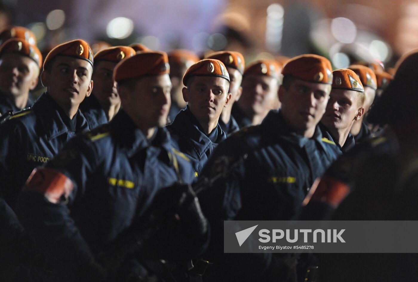 Victory Day parade rehearsal on Red Square