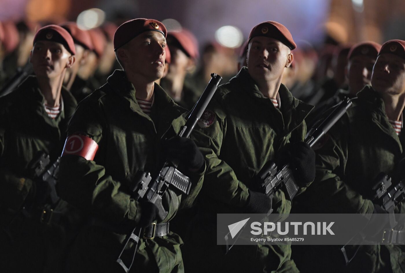 Victory Day parade rehearsal on Red Square