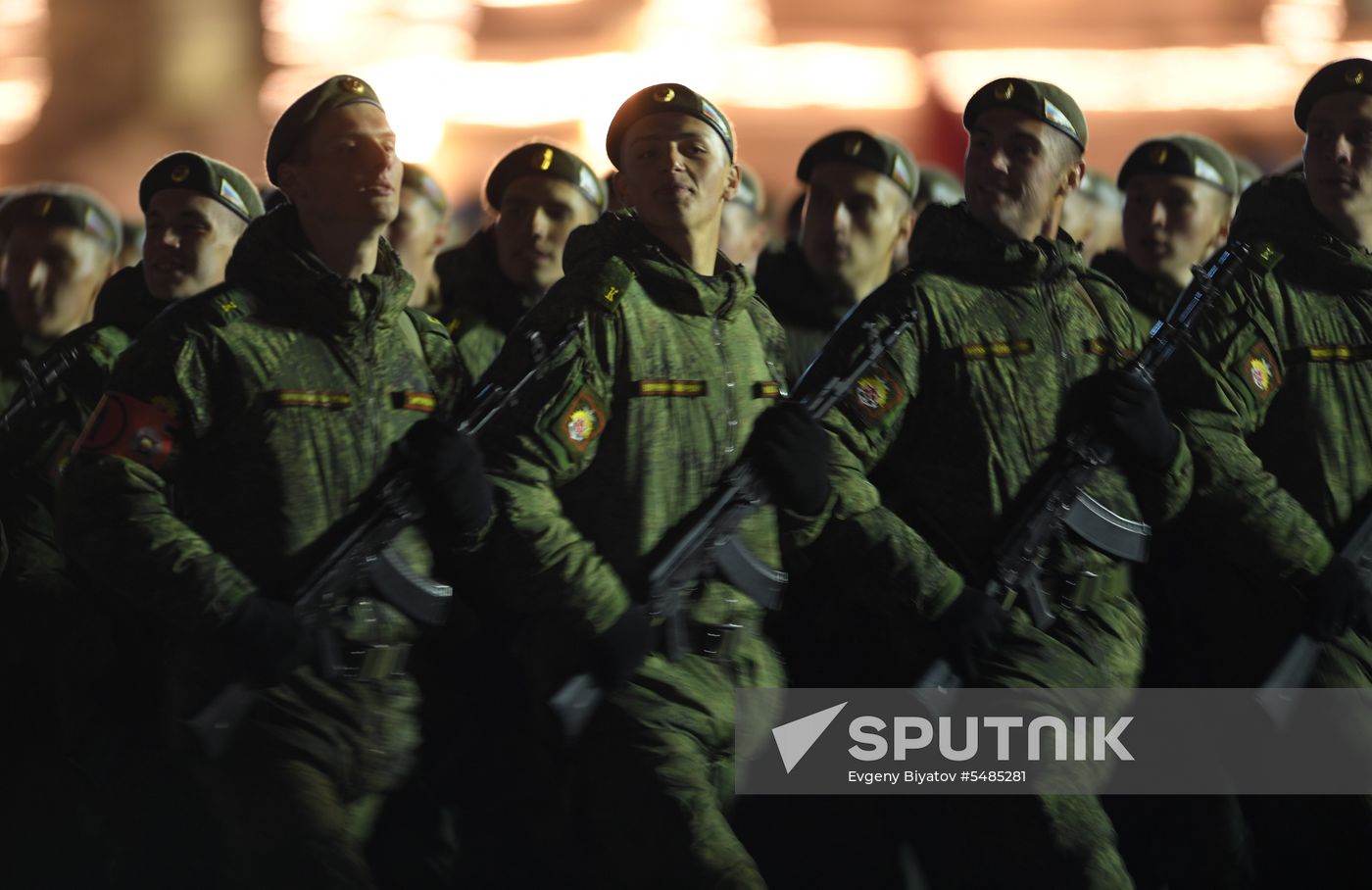 Victory Day parade rehearsal on Red Square