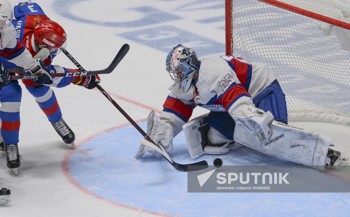 Hockey. Alrosa Cup. Russia vs Norway
