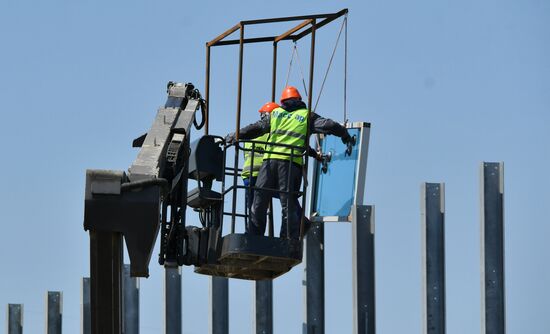 Construction of Kerch Strait (Crimean) Bridge