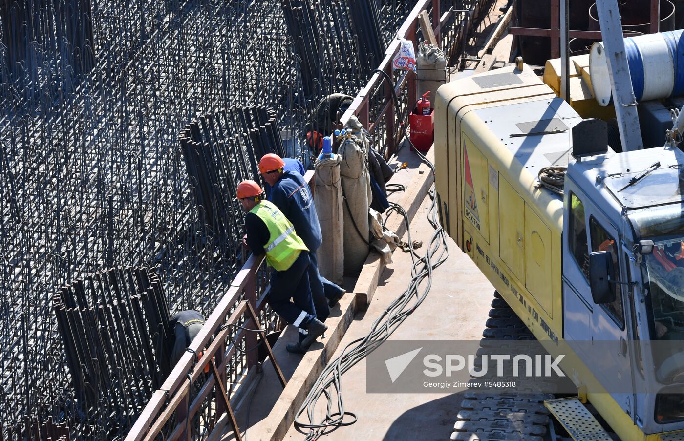 Construction of Kerch Strait (Crimean) Bridge