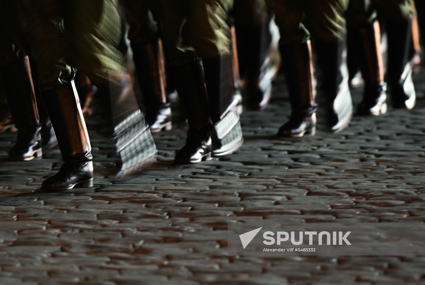 Victory Day parade rehearsal on Red Square