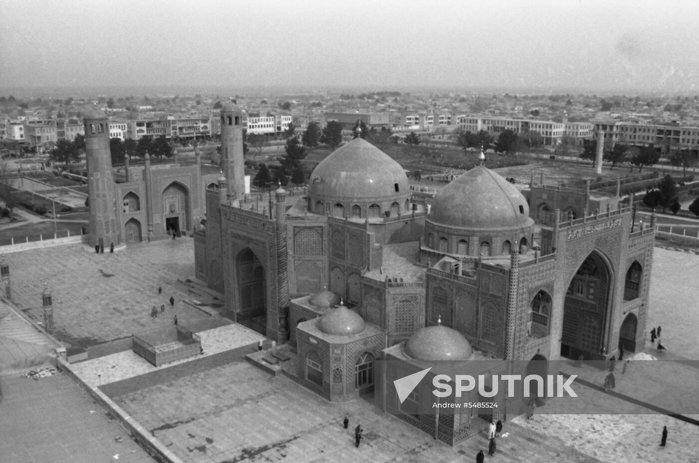 Blue Mosque in Mazari Sharif, Afghanistan