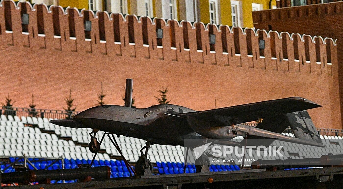 Victory Day parade rehearsal on Red Square