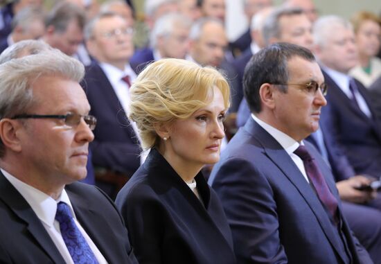 President Vladimir Putin's working trip to St. Petersburg