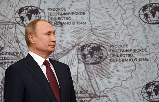 President Vladimir Putin's working trip to St. Petersburg