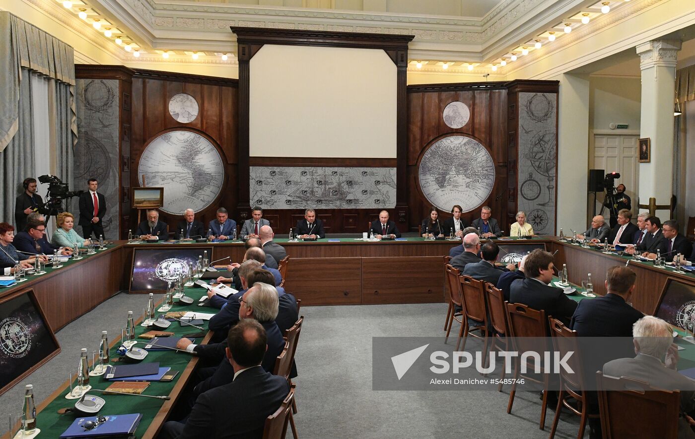 President Vladimir Putin's working trip to St. Petersburg
