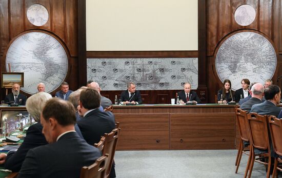 President Vladimir Putin's working trip to St. Petersburg