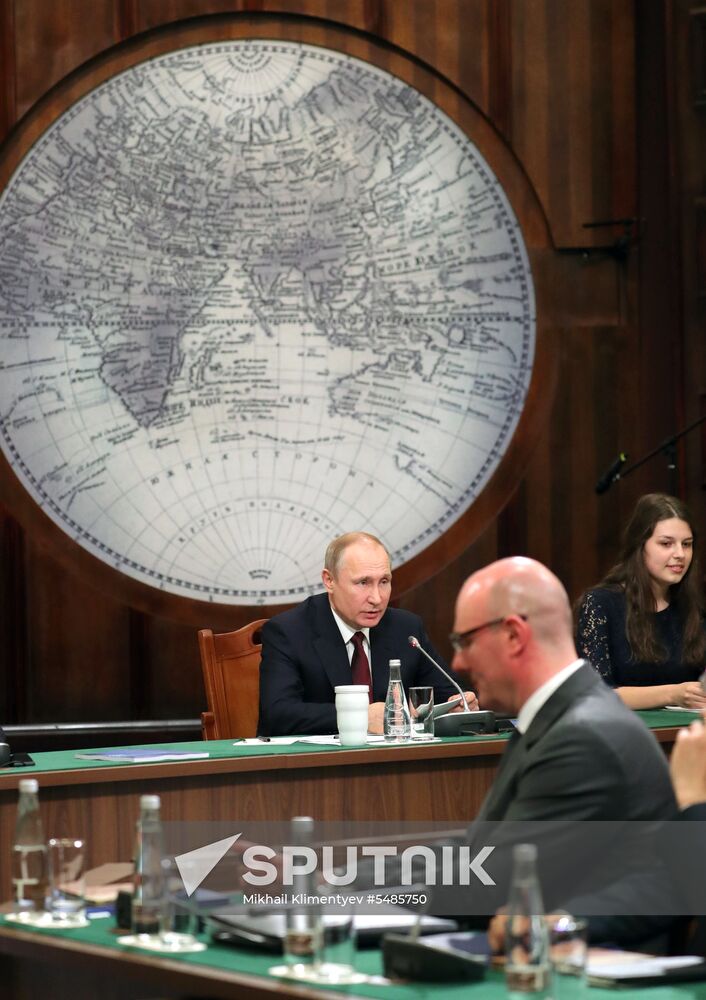 President Vladimir Putin's working trip to St. Petersburg