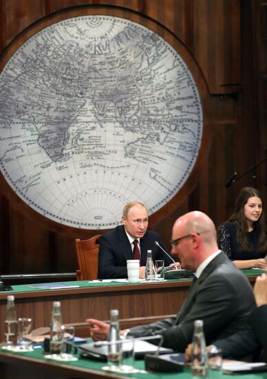 President Vladimir Putin's working trip to St. Petersburg