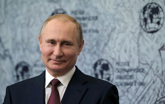 President Vladimir Putin's working trip to St. Petersburg