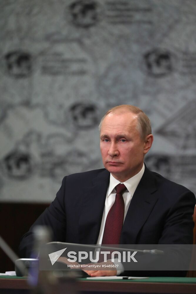 President Vladimir Putin's working trip to St. Petersburg