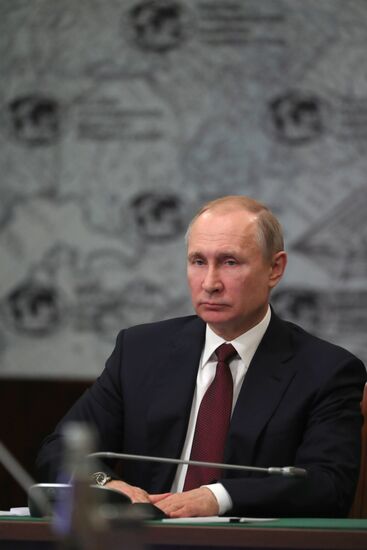 President Vladimir Putin's working trip to St. Petersburg