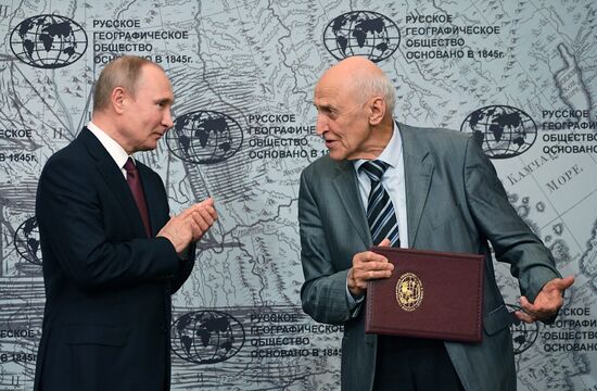 President Vladimir Putin's working trip to St. Petersburg