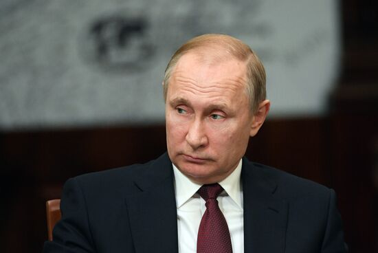 President Vladimir Putin's working trip to St. Petersburg