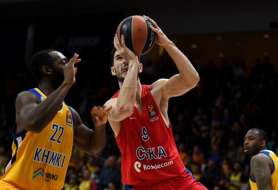 Basketball. Euroleague. Khimki vs. CSKA