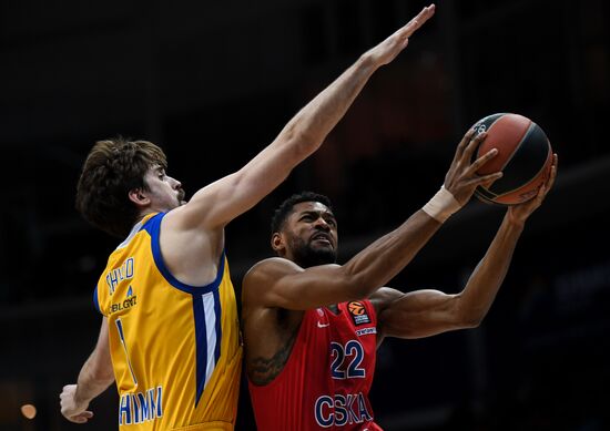 Basketball. Euroleague. Khimki vs. CSKA