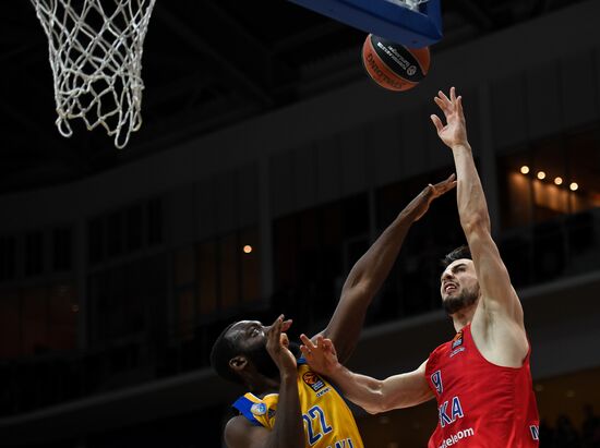 Basketball. Euroleague. Khimki vs. CSKA