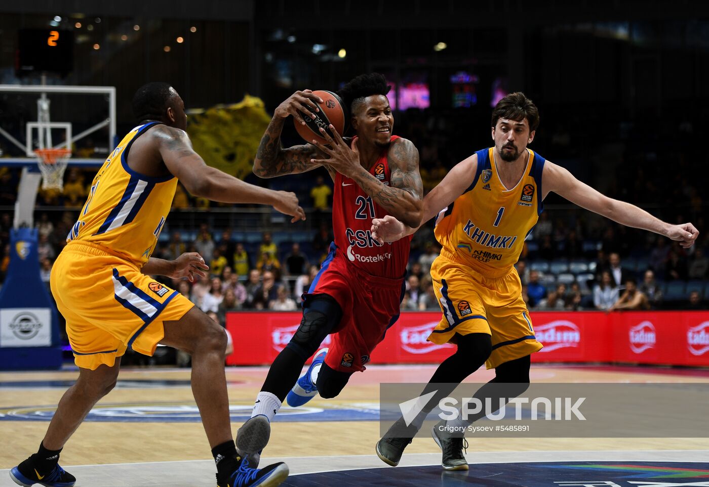 Basketball. Euroleague. Khimki vs. CSKA