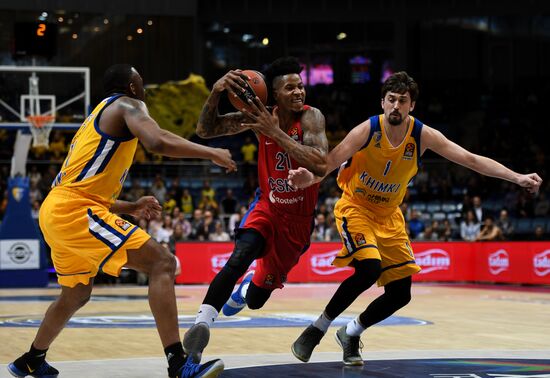 Basketball. Euroleague. Khimki vs. CSKA