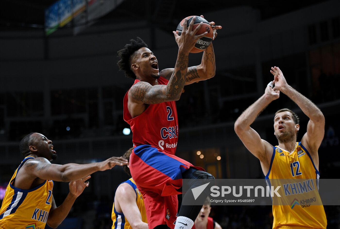 Basketball. Euroleague. Khimki vs. CSKA