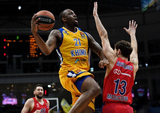 Basketball. Euroleague. Khimki vs. CSKA