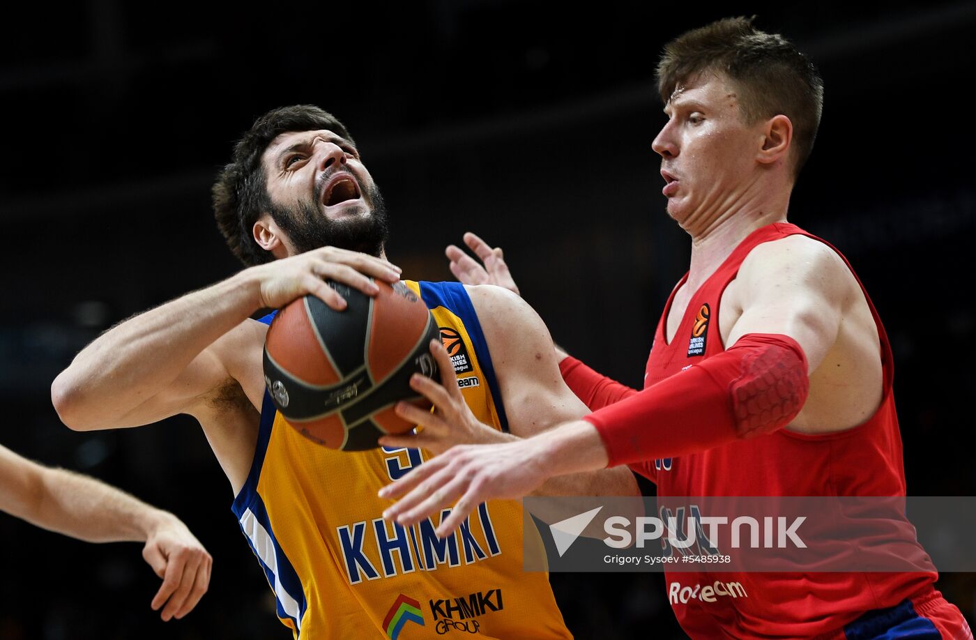 Basketball. Euroleague. Khimki vs. CSKA