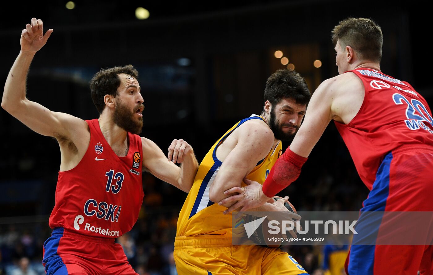 Basketball. Euroleague. Khimki vs. CSKA