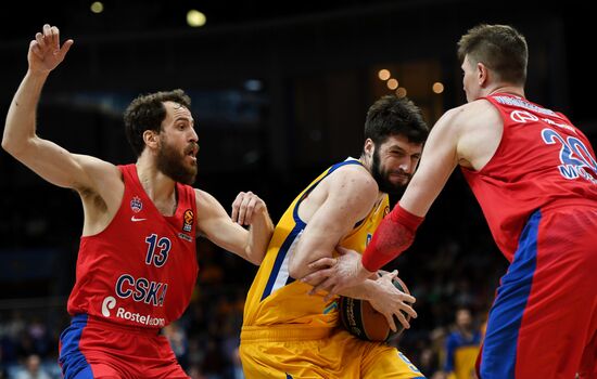 Basketball. Euroleague. Khimki vs. CSKA