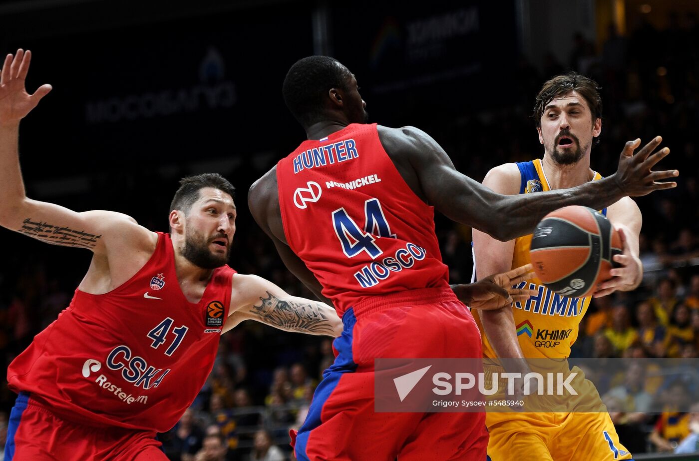 Basketball. Euroleague. Khimki vs. CSKA