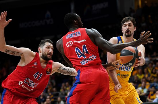 Basketball. Euroleague. Khimki vs. CSKA